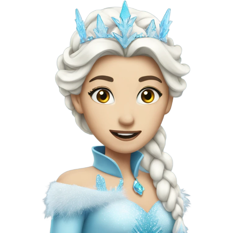 Snow queen emoji