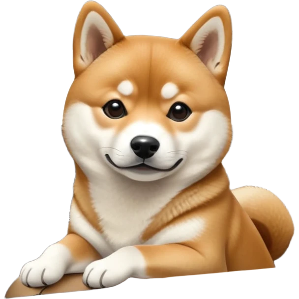 shiba inu sitting inside a BMW car emoji