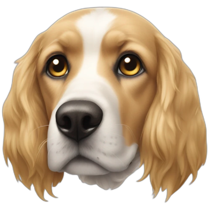 Chien sur etoile emoji