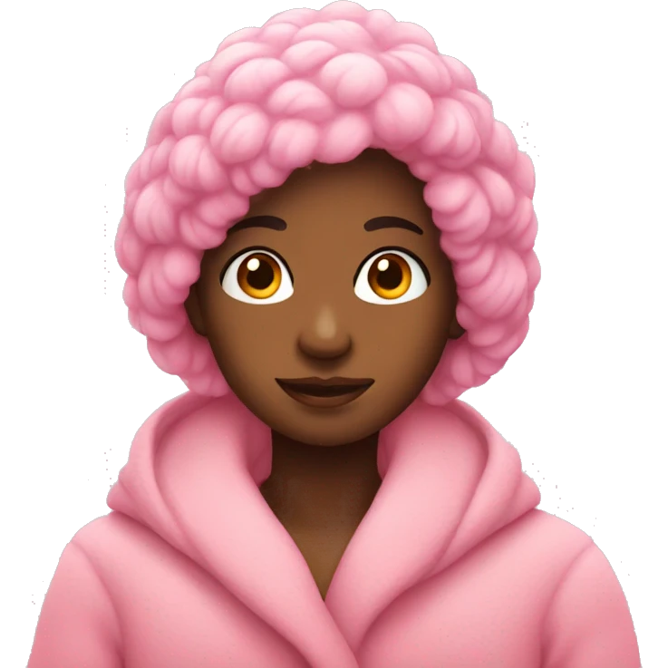 Cozy pink emoji