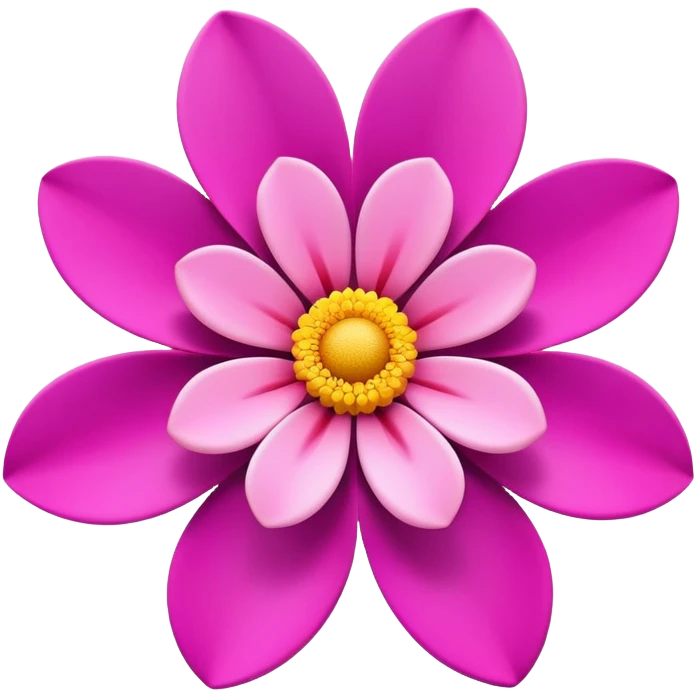realistic 3d flower emoji