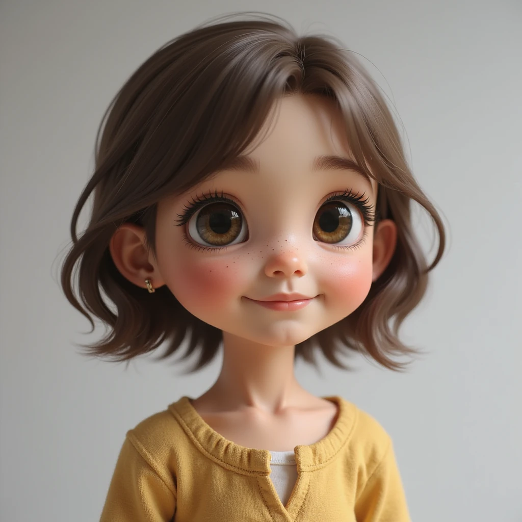 cute girl, photorealistic style, variation 3 emoji