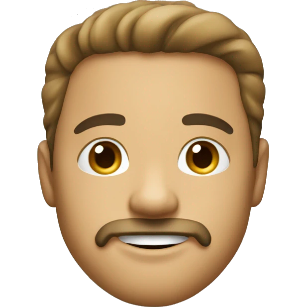 "Hi AI, please create an emoji with a goatee. It should have a friendly, smiling face and a small, stylish goatee on the chin. Thanks!" emoji