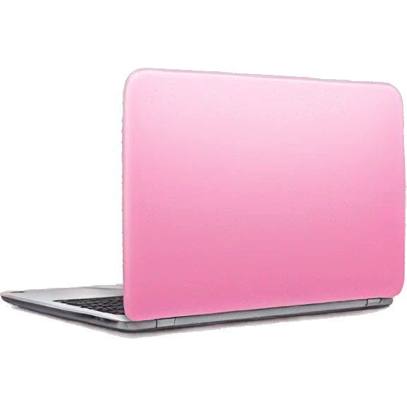 pink laptop emoji