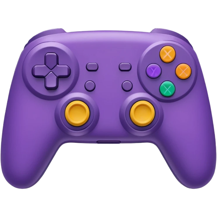purple gaming controller emoji