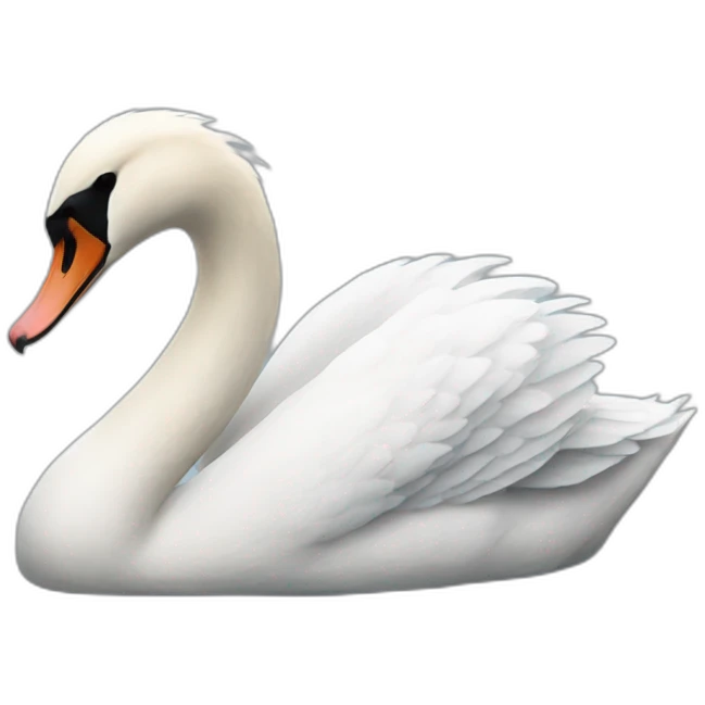 Wild swan  emoji