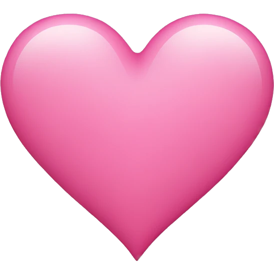 Pink heart emoji