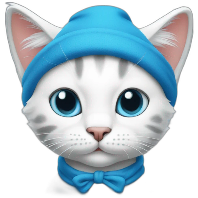 Smurf cat emoji