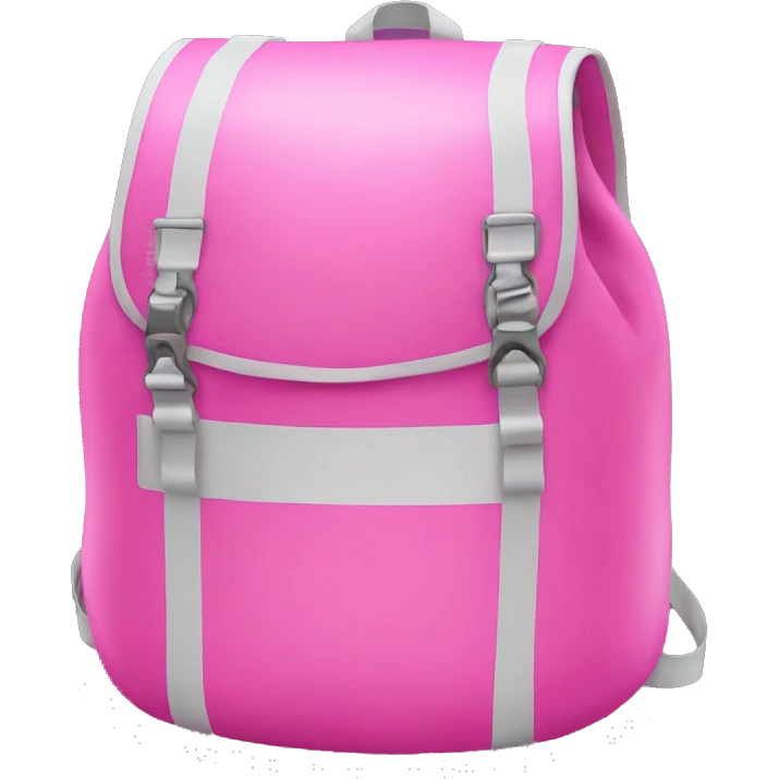 Pink water backpack  emoji