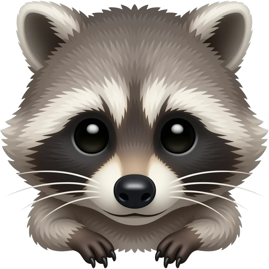 humanoid raccoon foot emoji