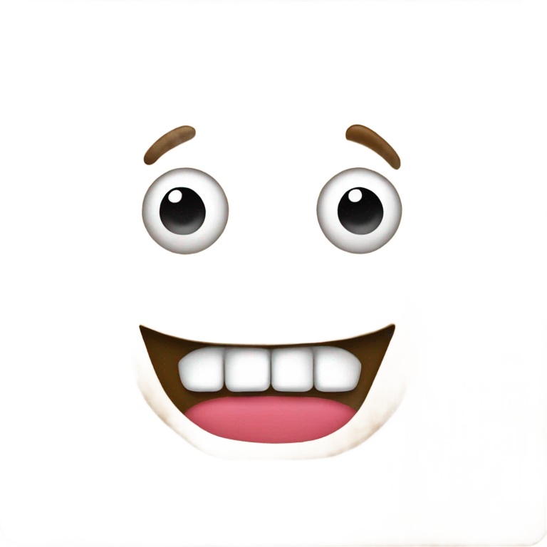 A rectangle eating a rectangle emoji