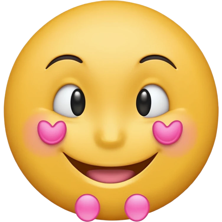 smiling yellow round emoji with pink money signs as eyes, wide grin emoji