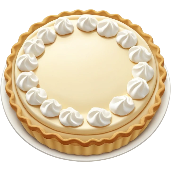Cream pie emoji