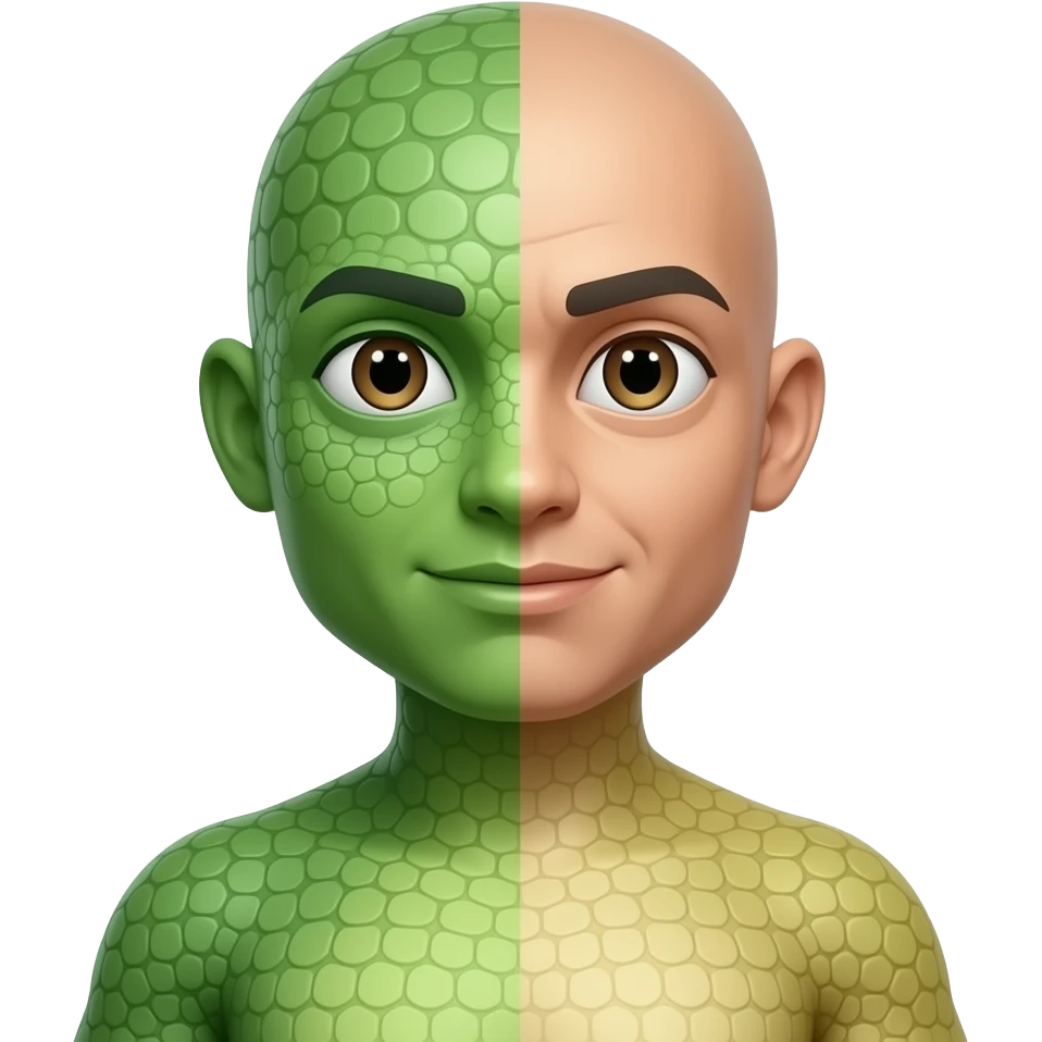 half human half lizard emoji