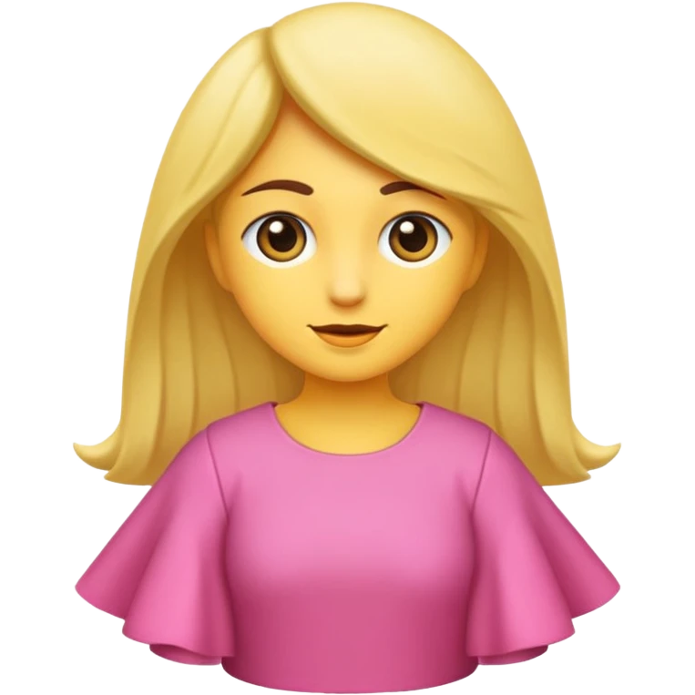 Розовое платье emoji