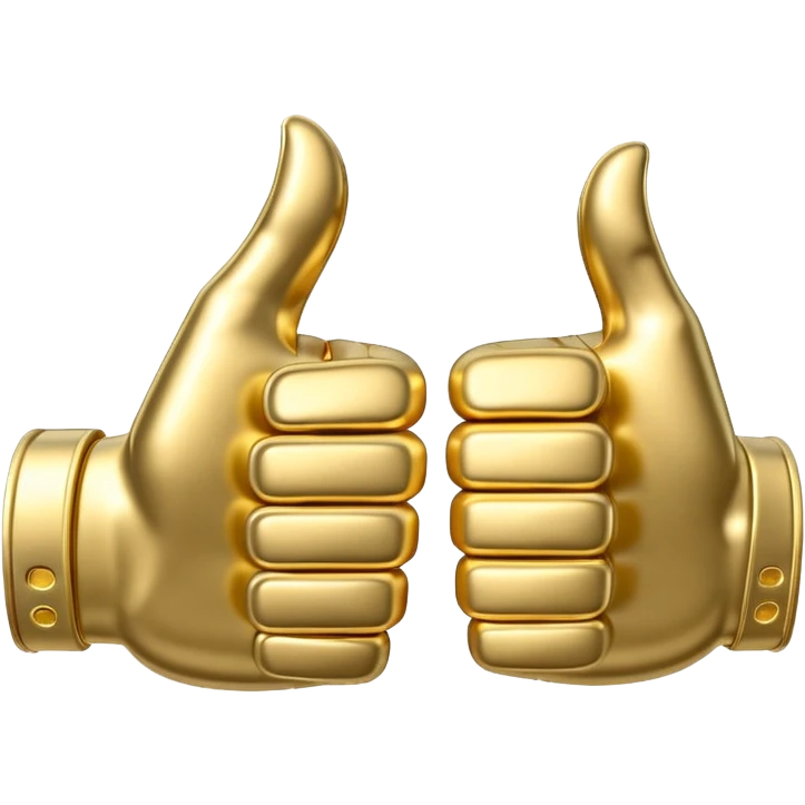 👍 and 👎 combined together emoji