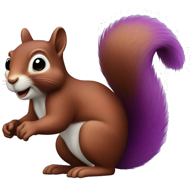 the purple squirrel emoji