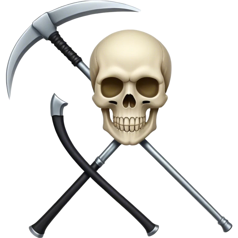 Skull and Scythe emoji