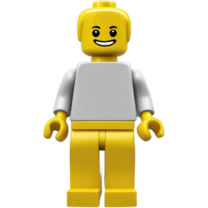 A LEGO mini fig emoji