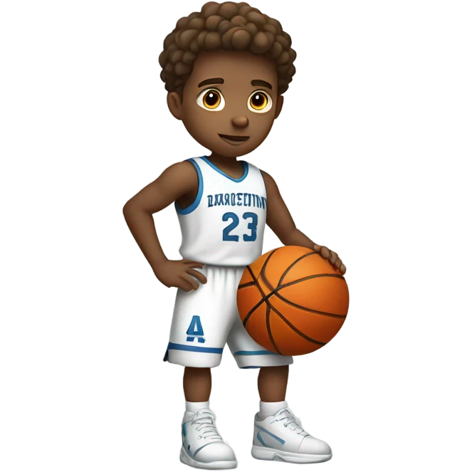 White boy basketball player  emoji
