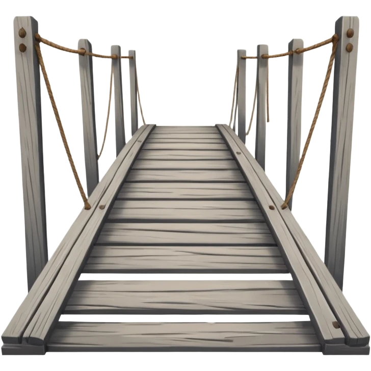 Wooden bridge emoji