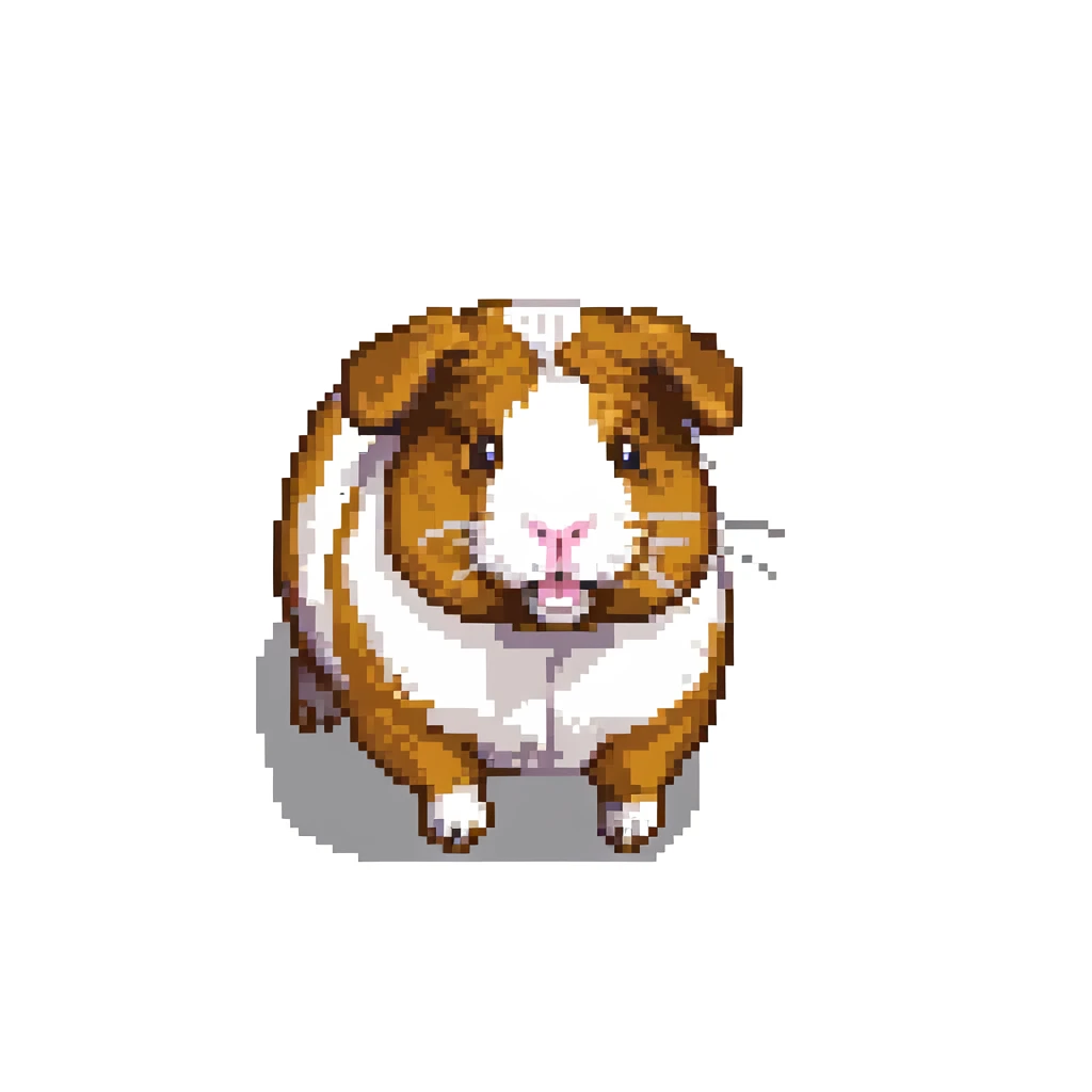 guinea pig running in grass emoji