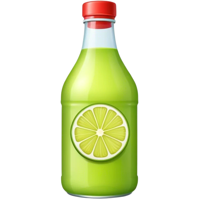 Lime juice bottle  emoji