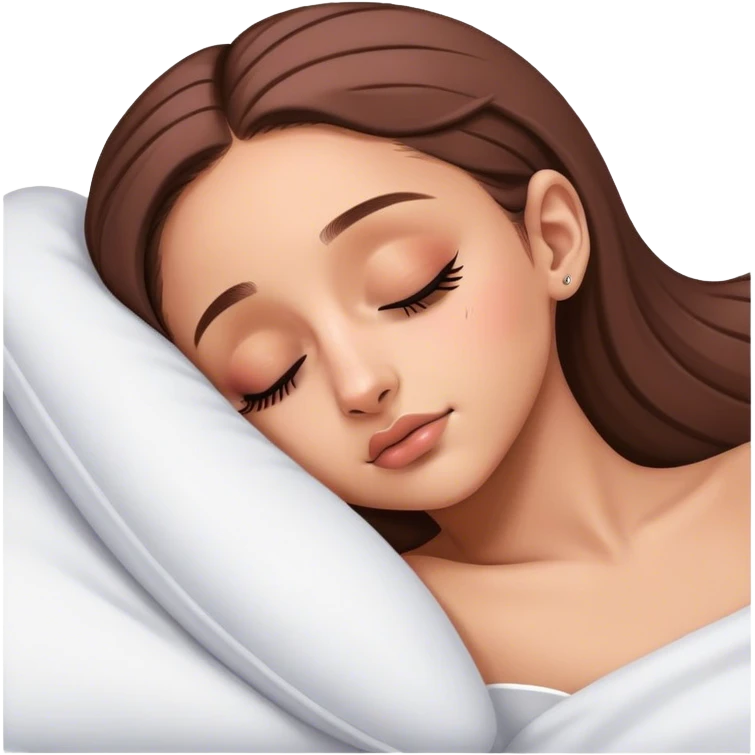 Ariana Grande sleeping emoji