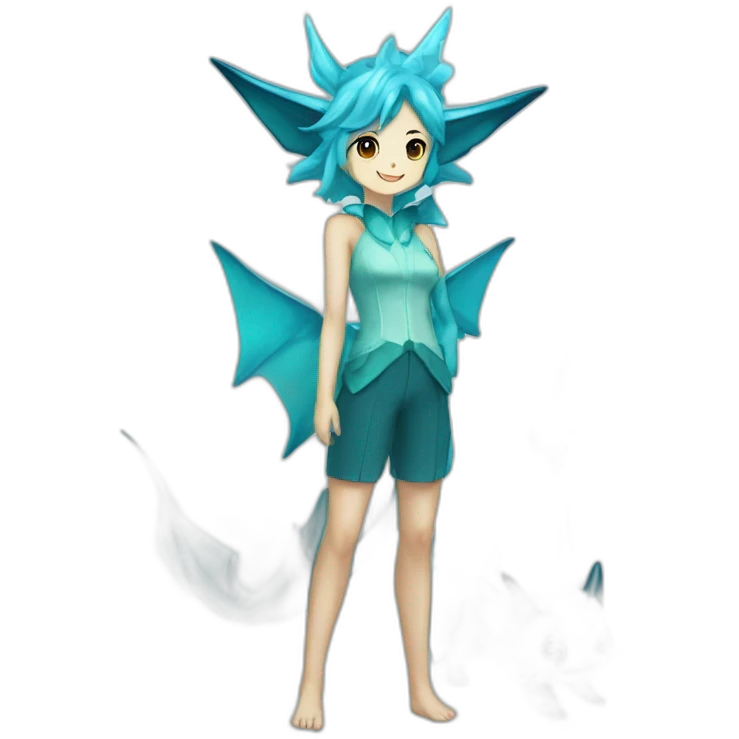 Vaporeon human Pokémon breeding duo emoji