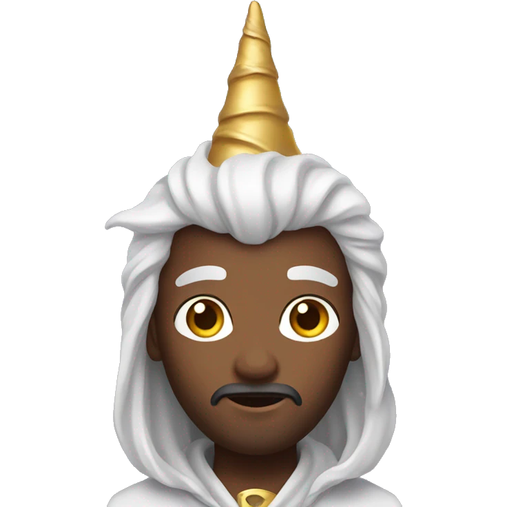 wizard with a unicorn horn emoji