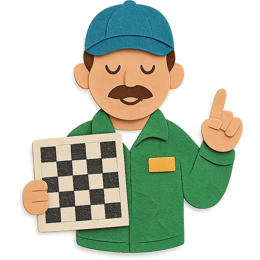 a chess coach emoji