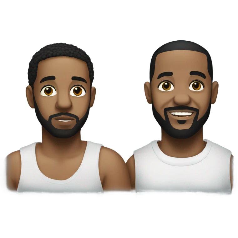Drake and Kendrick Lamar emoji