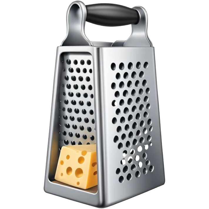Cheese grater with grated cheese emoji