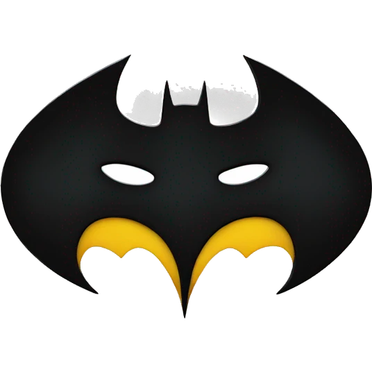 Batman logo emoji