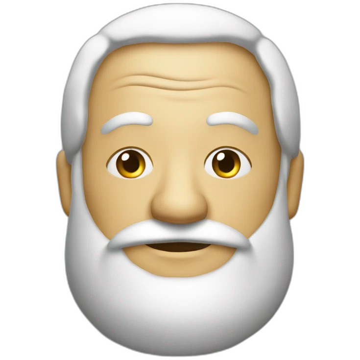 Le père noël qui fume  emoji
