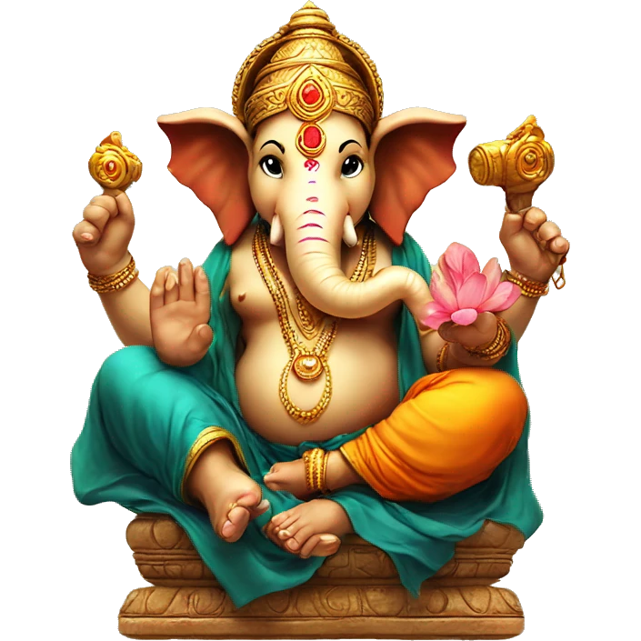 Ganesha at Tajh by good cafe emoji