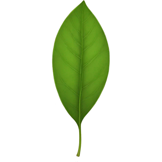 Hoja emoji