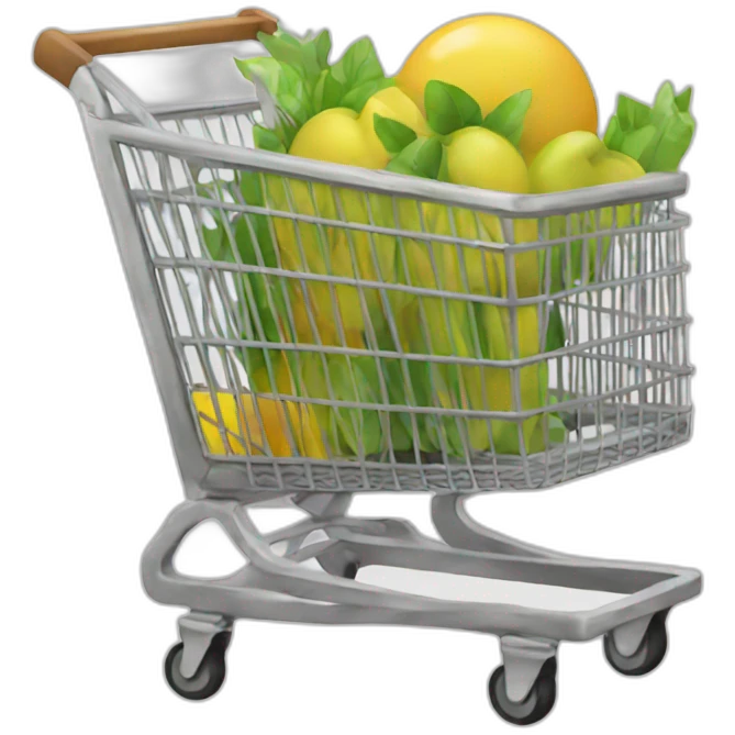 Shopping cart emoji