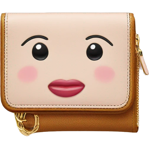 Prada wallet coin purse emoji
