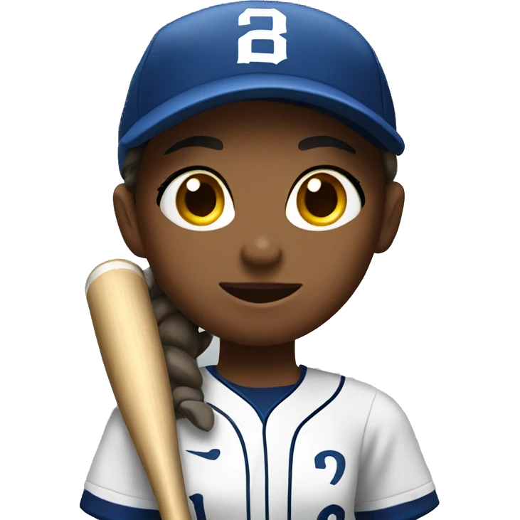 Softball player emoji