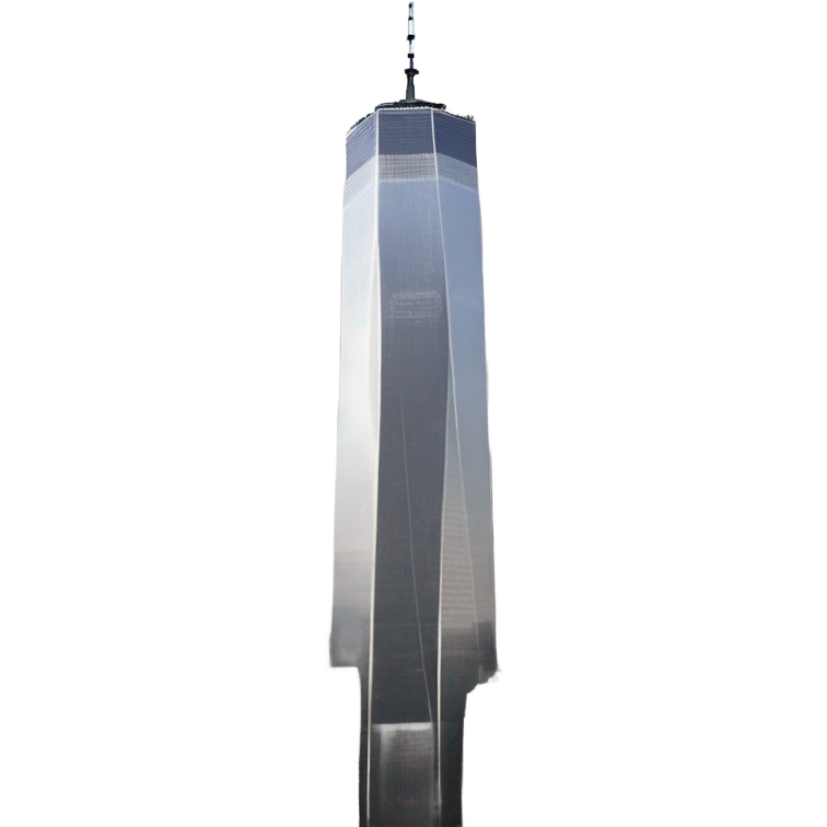 World Trade Center with eyes emoji