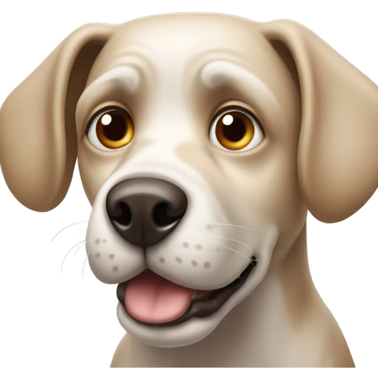 Dog rolling eyes  emoji