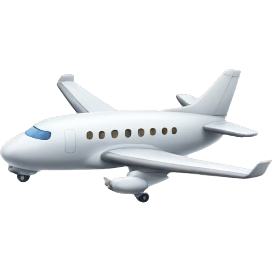 Flapping plane emoji