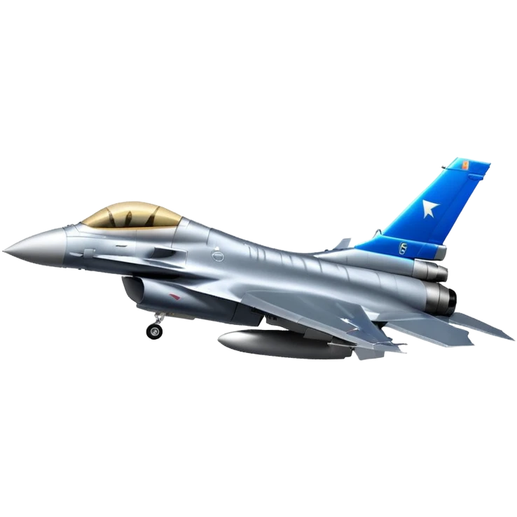 F-16 Fighting Falcon jet emoji