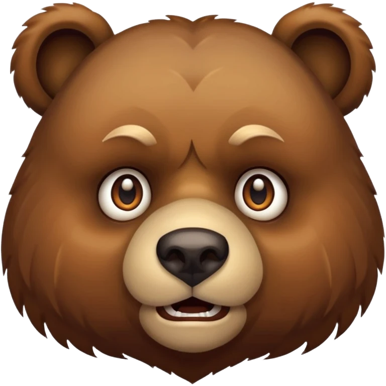 bear face emoji