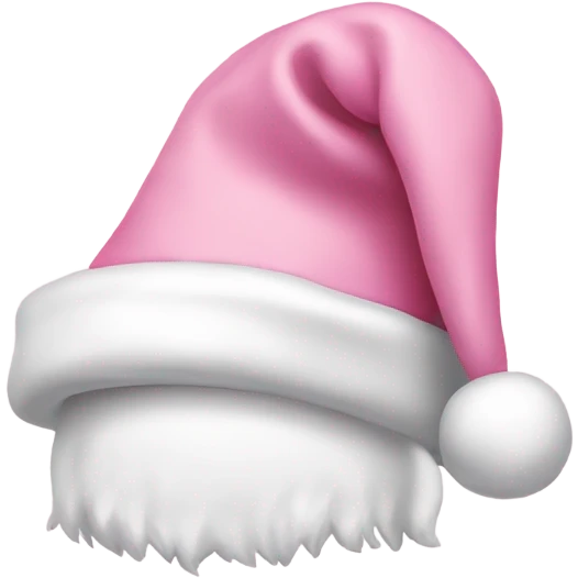 light pink santa hat emoji