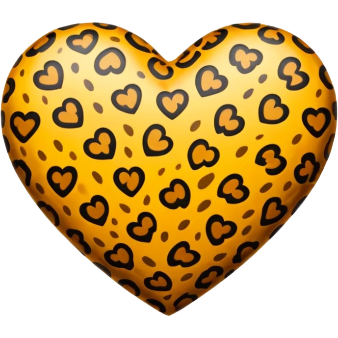 Cuore leopardato  emoji