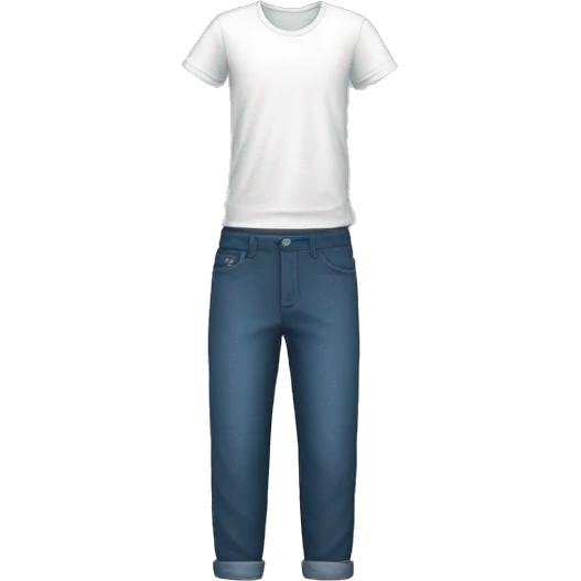 T-shirt and pants emoji