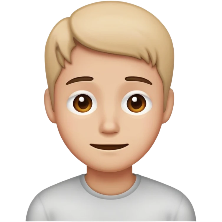ناراحت که لبخند داره emoji