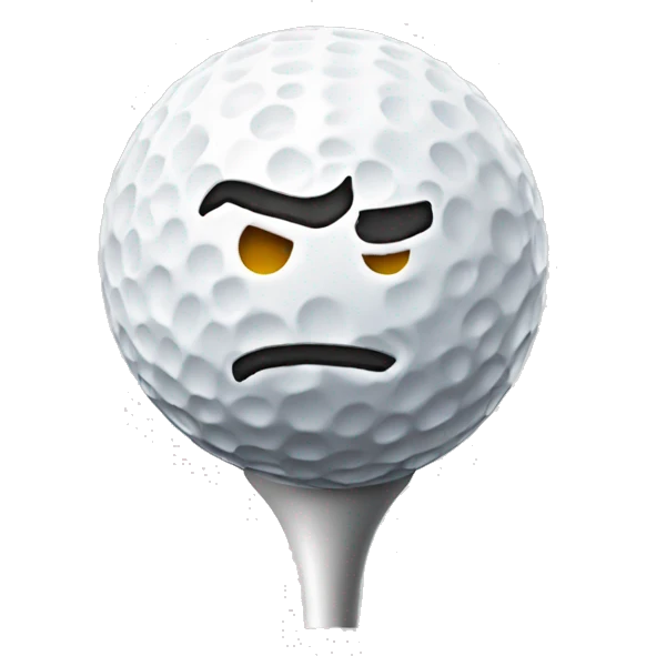 hit by golfball emoji